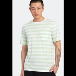 Richer Poorer Neo Mint Striped Short Sleeve Tee Crewneck‎ T Shirt